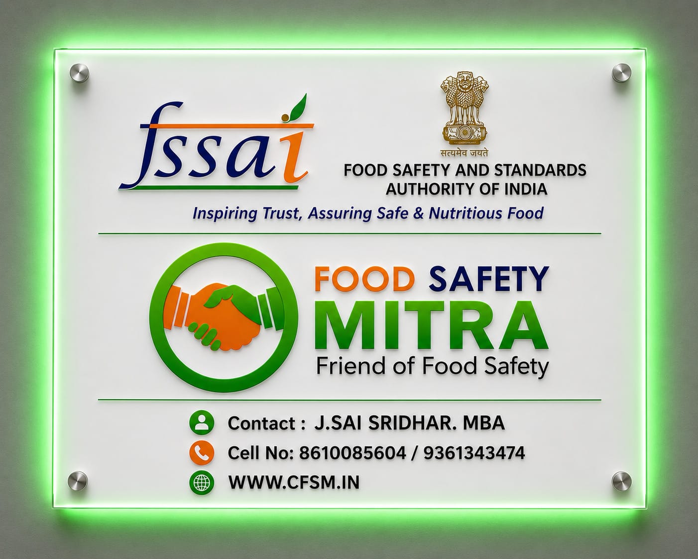 ISO certificate food safety management